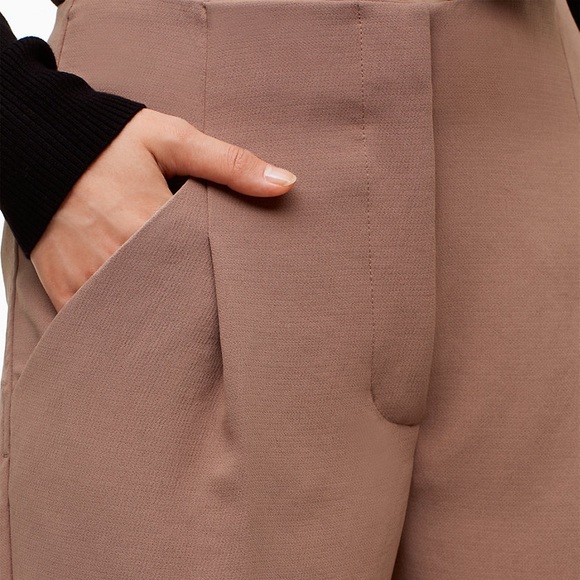 Aritzia wilfred black high waist chambery pant size 2 preloved - Picture 12 of 12